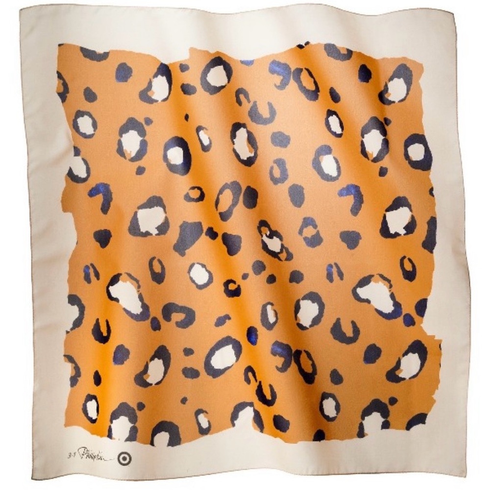 3.1 Phillip Lim x Target Leopard Print Square Scarf NWT Designer Collab
